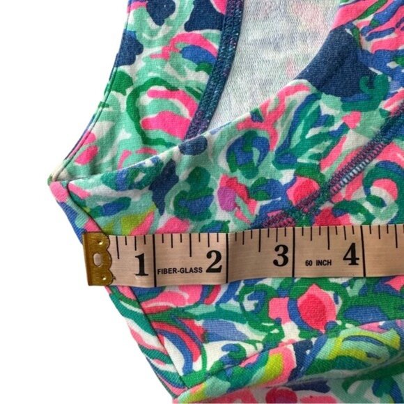 Lilly Pulitzer Justina Top Indigo Exotic size Extra Small XS - Picture 7 of 10